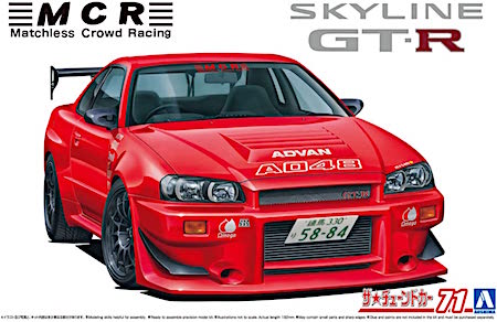 Aoshima MCR BNR24 Skyline GT-R model