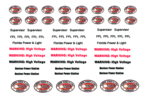 fpl scale model decals
