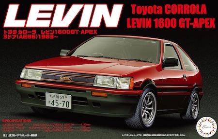 fujimi tpypta-levin ae86