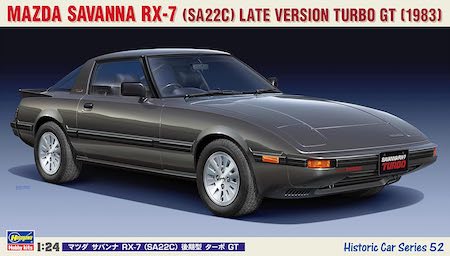 Hasegawa Mazda Savannah RX-7 Turbo GT Plastic Model