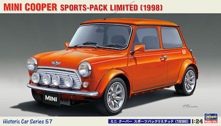 Hasegawa HC57 1/24 Mini Cooper Sports Pack, 1998 Model Kit,