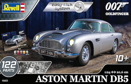 Revell 05653 James Bond Aston Martin DB5 Goldfinger 1:24 Scale Model Kit