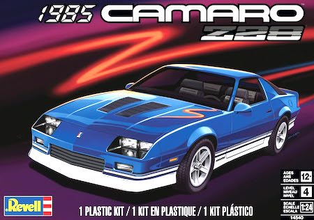 1/24 85 Chevy Camaro Z28 Plastic Model 14540