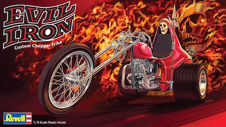 Revell 17325 Evil Iron Trike 1:8 Scale Model Motorcycle Bike Building Kit
