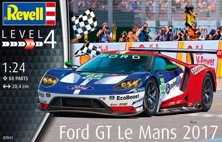Revell 85-4418 Ford GT Le Mans Model Car Kit 1:24 Scale Plastic Model Building Kit