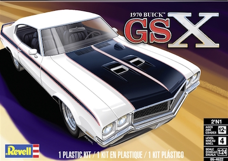 Revell 85-4522 1970 Buick GSX 2N1 Model Car Kit 1:24 Scale Plastic Model Building Kit