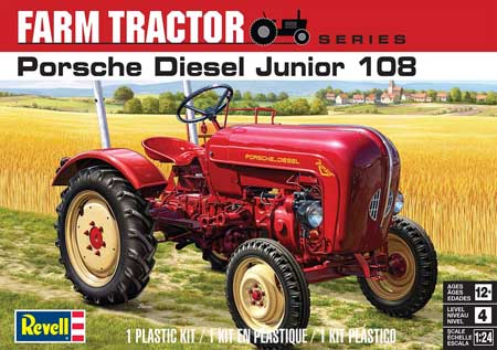 revell porsche farm tractor model kit
