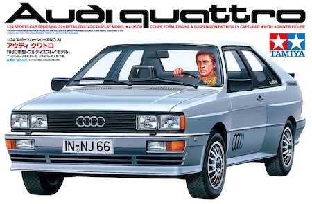 TAMIYA Audi Quattro Model