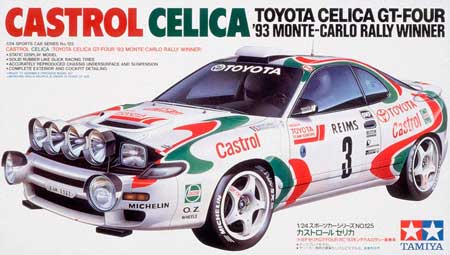 tamiya castrol celica race car model