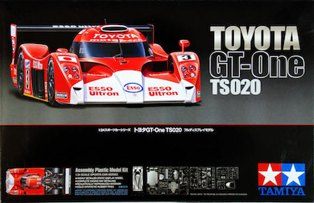 tamiya toyota gt one race car model