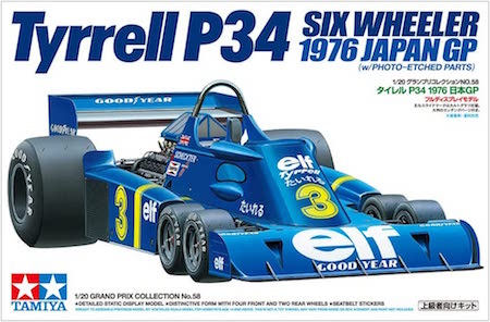 Tamiya 1/20 Tyrrell P34 Six Wheeler W/Photo Etched Parts / Tamiya / 20058