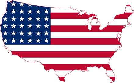american flag icon